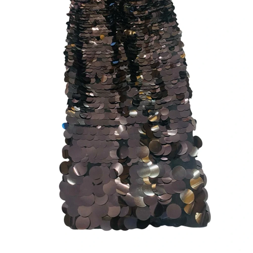 Altuzarra Wynnifred Wool Knit Gradient Pailette Cocktail Dress - Picture 10 of 16